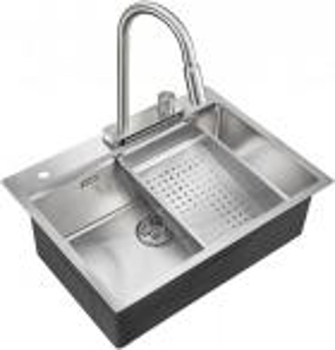 Кухонная мойка Milacio Denia 68 Steel (MC.77410) сталь нержавеющая