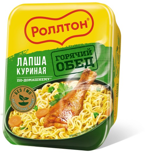 Лапша Роллтон по-домашннму курица, 90гх24шт/уп