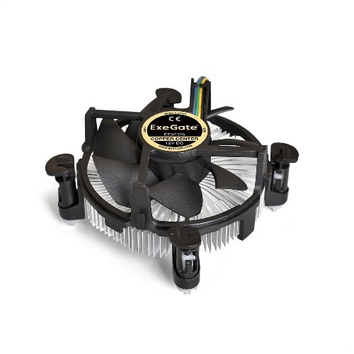 Кулер для процессора ExeGate EX283278RUS EE97378 PWM Socket 1700 115X 1200 TDP 95W Hydro bearing 23db Al+Cu
