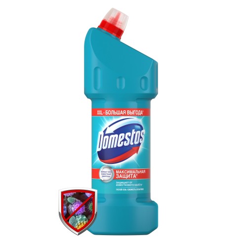 Средство для сантехники DOMESTOS универсальное Свежесть Атлантики 1,5 л