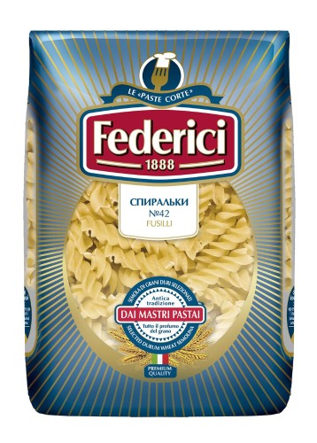 Макароны Federici спиральки (fusilli) №042, 500г