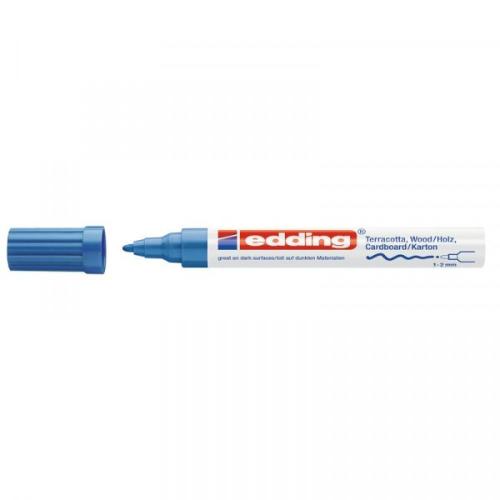 Лаковый маркер Edding E-4040/3, синий, 397318