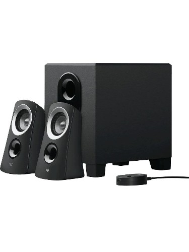 Компьютерная акустика Logitech Z313, 2.1, 25Вт, 48-20000Гц, чёрная