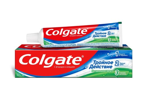 Зубная паста Colgate Тройное действие Натуральная мята комплексная 50 мл