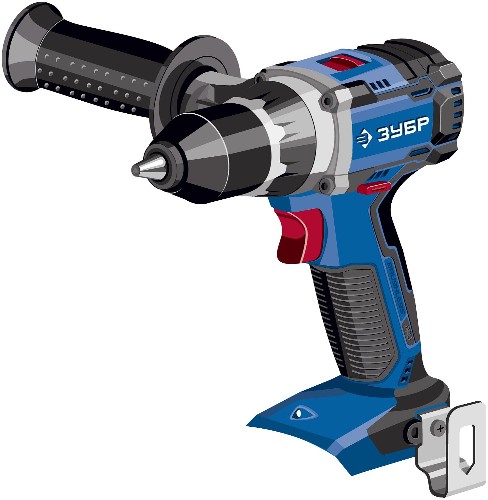 ЗУБР Т7, 20 В, 70 Н·м, без АКБ, бесщеточная дрель-шуруповерт, Профессионал (DB-201)