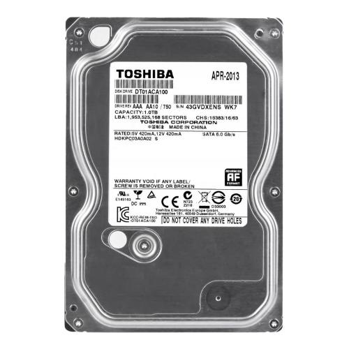 Жесткий диск Toshiba SATA3 1Tb 7200 32Mb  (DT01ACA100)