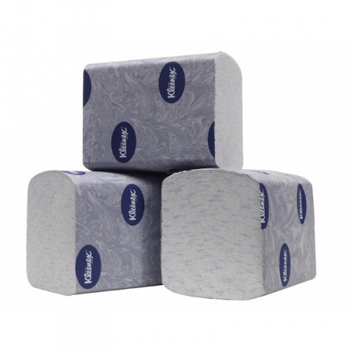 Туалетная бумага для диспенсеров Kimberly-Clark Kleenex 2-слойная белая, 36 пачек/уп.