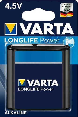 Батарейка Varta LONGLIFE POWER (HIGH ENERGY) 3LR12 BL1 Alkaline 4.5V (4912) (1/10/100) VARTA 4912121411 Батарейка Varta LONGLIFE POWER (HIGH ENERGY) 3LR12 BL1 Alkaline 4.5V (4912) (1/10/100) VARTA 4912121411