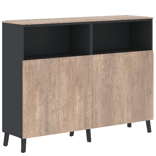 Греденция JAY JMGR 1745, дуб каньон/антрацит, 1706х452х1305 мм