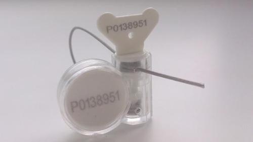 Пломба тросовая номерная Ротор (1000 шт) с тросом 1 мм, 240 мм Пломба тросовая номерная Ротор (1000 шт) с тросом 1 мм, 240 мм