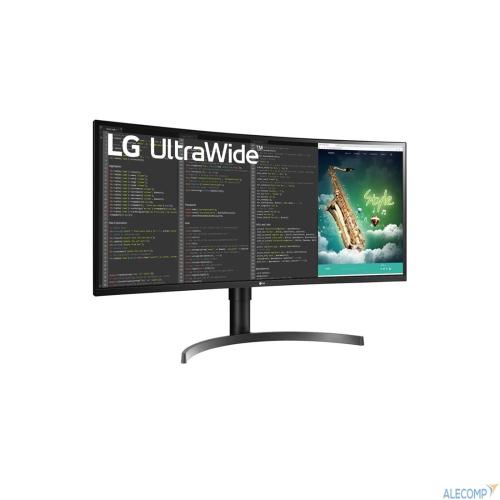 35WN75C-B LG 35" 35WN75C-B VA LED изогнутый, 3440x1440, 5ms, 178°/178°, 300cd/m2, 2500:1 (Mega DCR), 2*HDMI, DP, USB Type-C, 100Hz, AMD FreeSync, HDR10, колонки, HAS, VESA, Black 35WN75C-B LG 35" 35WN75C-B VA LED изогнутый, 3440x1440, 5ms, 178°/178°, 300cd/m2, 2500:1 (Mega DCR), 2*HDMI, DP, USB Type-C, 100Hz, AMD FreeSync, HDR10, колонки, HAS, VESA, Black