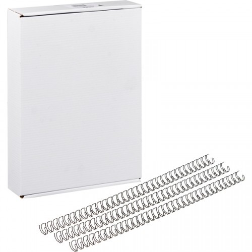 Пружины для переплета ProMega Office 9,5 мм чёрные 100 шт