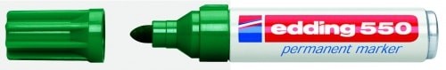 Перманентный маркер Edding E-550/4 зелёный (толщина линии 3-4 мм), E-550#4 Перманентный маркер Edding E-550/4 зелёный (толщина линии 3-4 мм), E-550#4