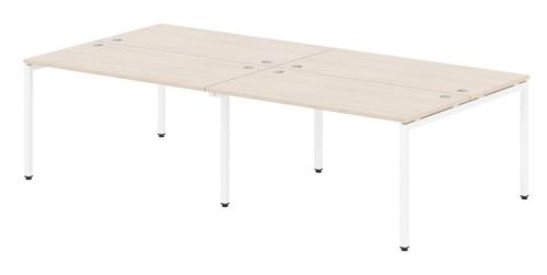 Бенч-система XTEN-S 280x140,  бук тиара/белый Бенч-система XTEN-S 280x140,  бук тиара/белый