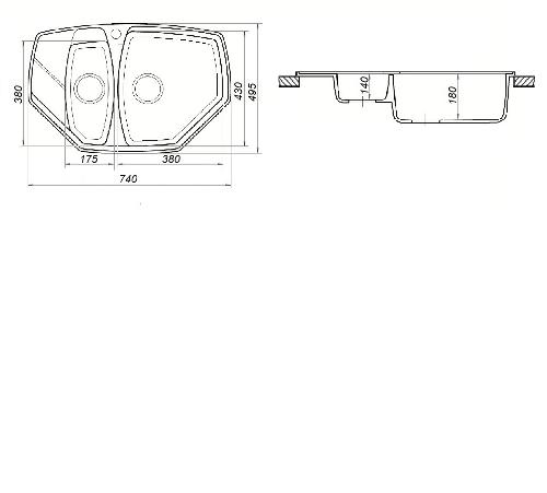 Кухонная мойка NS-20