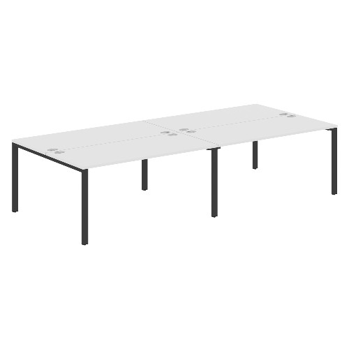 Бенч-система XTEN-S60 XS6WST 3214, белый/антрацит, 3200х1406х750 мм Бенч-система XTEN-S60 XS6WST 3214, белый/антрацит, 3200х1406х750 мм