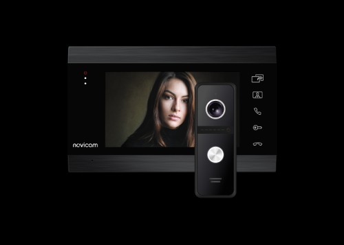 Novicam MAGIC 7C KIT DARK комплект из видеодомофона с 7" дисплеем и вызывной панели Версия: 4222