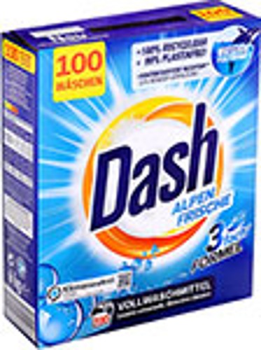 Аксессуар для стиральной и сушильной машины Dash Alpen Frische 3 fash FORMEL 6 кг, 100 стирок