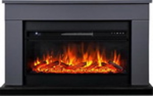 Камин Royal Flame Bergen (Разборный) Серый графит с очагом Vision 42 LOG LED