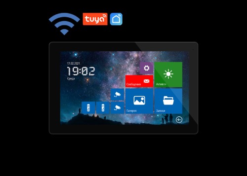 Novicam FREEDOM 10 FHD WIFI NIGHT Full HD видеодомофон с сенсорным дисплеем 10.1", записью и переадресацией вызова на смартфон Версия: 4480