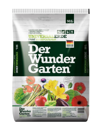 Грунт DER WUNDER GARTEN  Универсальный, 50л ДВГ-01-50