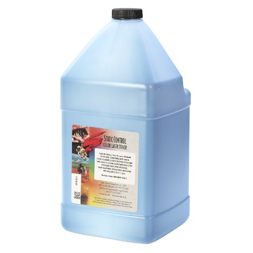 Тонер Static Control OKIUNIV3-1KG-C синий для OKI С310/С3300/C610/С5500/С810/С8800, 1 кг.