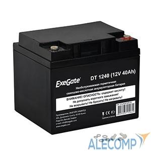 Exegate EX282976RUS Exegate EX282976RUS Аккумуляторная батарея ExeGate DT 1240 (12V 40Ah), клеммы под болт М5