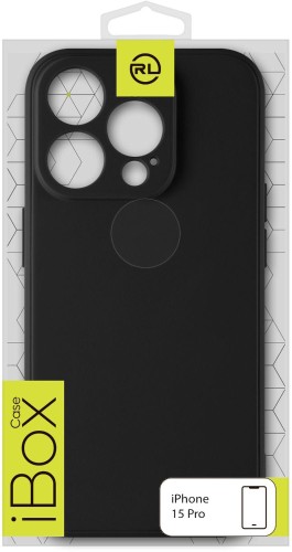 Чехол накладка силикон Red Line iBox Case для iPhone 15 Pro, черный