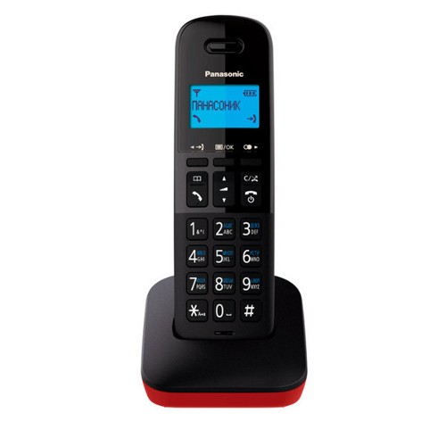 Р/Телефон Dect Panasonic KX-TGB610RUR красный АОН