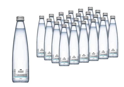 Вода питьевая Деловой Стандарт негазированная стекло  0,33л 24шт/уп