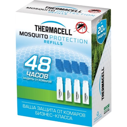 Набор запасной Thermacell на 48 часов (4 газовых картриджа, 12 пластин), Термаселл