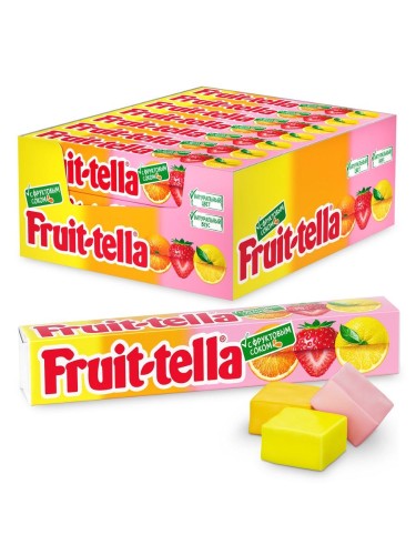 Конфеты жевательные Fruittella Ассорти, 41гх21шт/уп