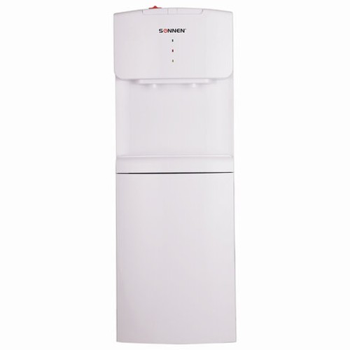 Кулер для воды БЕЗ НАГРЕВА И ОХЛАЖДЕНИЯ, SONNEN FS-02N, напольный, 2 крана, белый Кулер для воды БЕЗ НАГРЕВА И ОХЛАЖДЕНИЯ, SONNEN FS-02N, напольный, 2 крана, белый