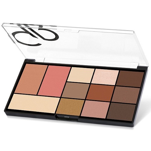 Набор для макияжа Golden Rose City Style Face & Eye Palette - 001 Warm Nude
