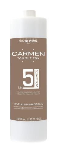 CARMEN ТТ Окислитель 5VOL, 1,5%, 1000 мл, шк.39178 / Эмульсия для волос CARMEN TON SUR TON REVELATEUR 5 VOL