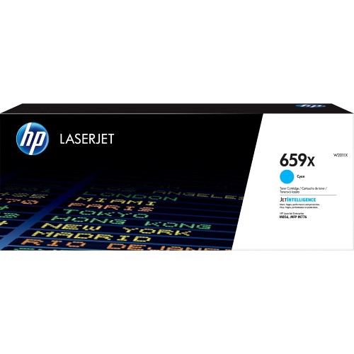 Тонер-картридж HP 659X Cyan Original LaserJet Toner Cartridge (W2011X)