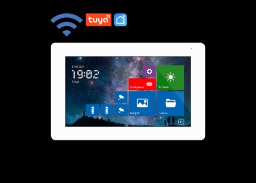 Novicam FREEDOM 7 FHD WIFI Full HD видеодомофон с сенсорным дисплеем 7", записью и переадресацией вызова на смартфон Версия: 4477