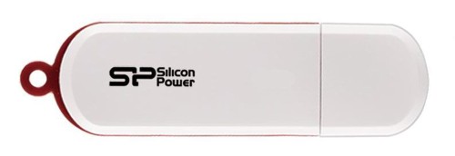 Флеш-память Silicon Power LuxMini 320, 8Gb, USB 2.0, бел, SP008GBUF2320V1W