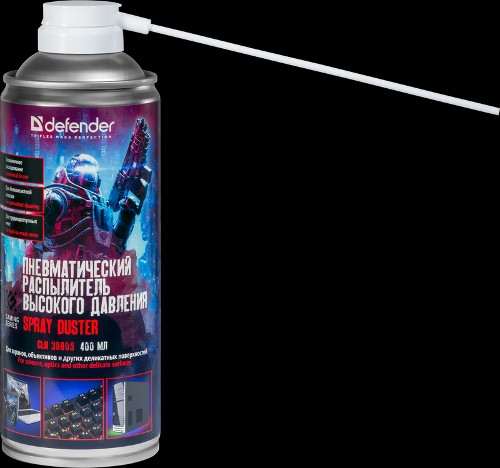 Defender Пневматический распылитель CLN 30805 Gaming 400мл Defender 30808 Defender Пневматический распылитель CLN 30805 Gaming 400мл Defender 30808