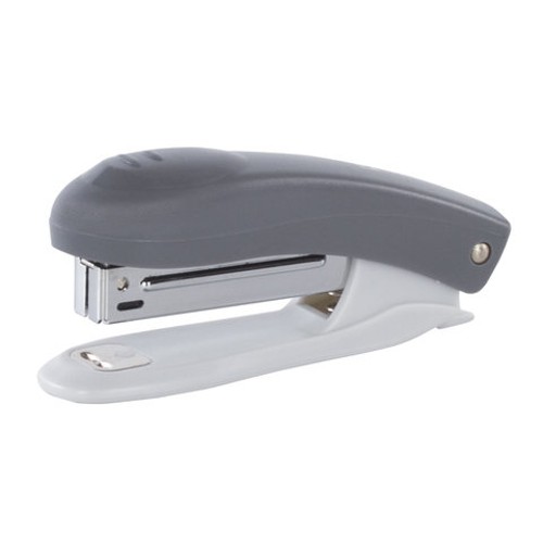 Степлеры настольные BRAUBERG "Original", до 12 листов,№10,, с антистеплером, серый