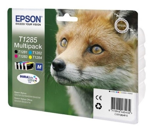 Картридж струйный Epson C13T12854012 CMYK для St S22/SX125 (4шт/уп)