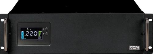 ИБП POWERCOM King Pro RM KIN-3000AP LCD UPS 2400W 3000Va black