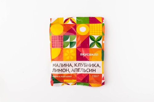 Карамель леденцовая "Малина, клубника, лимон, апельсин"