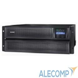 ИБП APC Smart-UPS X 3000VA/2700W, RM 4U/Tower, Ext. Runtime, Line-Interactive, LCD, Out: 220-240V 8xC13 3-gr. switched 3xC19, SmartSlot, USB, COM, EPO, HS User Replaceable Bat, Black, 32 y.war. REP:S