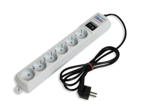 Сетевой фильтр ZIS Pilot S на 6 розеток 1,8 метра