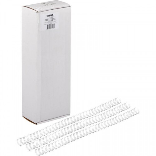 Пружины для переплета ProMega Office 11,1мм белые 100 шт