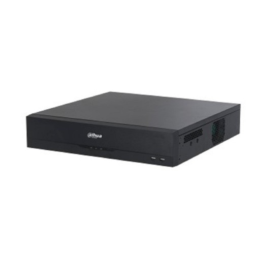 DAHUA DHI-NVR5864-EI 64-канальный IP-видеорегистратор 4K, H.265+, видеоаналитика, входящий поток до 384Мбит/с, 8 SATA III до 20Тбайт