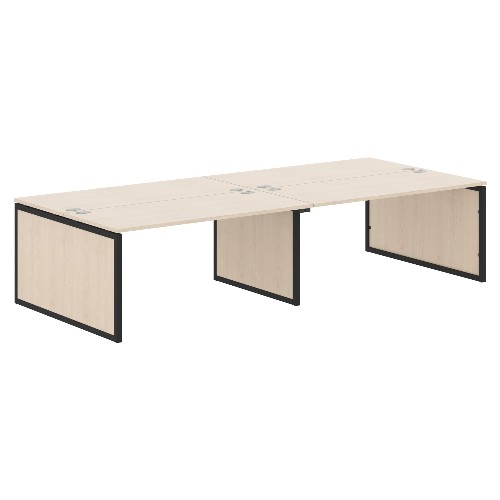 Бенч-система XTEN-QP XQPWST 3214, бук тиара/антрацит, 3200х1406х750 мм Бенч-система XTEN-QP XQPWST 3214, бук тиара/антрацит, 3200х1406х750 мм