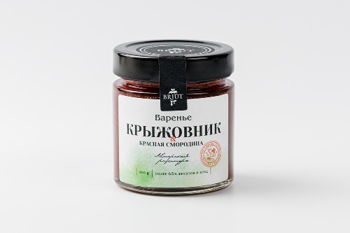 Варенье из крыжовника с красной смородиной на сиропе из топинамбура