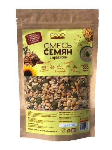 Смесь семян с арахисом 200 гр. Федоров